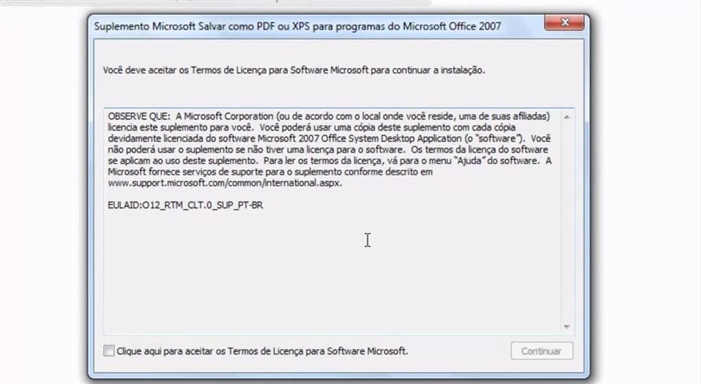 MBAtec: Instalar complemento do Microsoft Office 2007 Para salvar arquivo  em PDF ou XPS